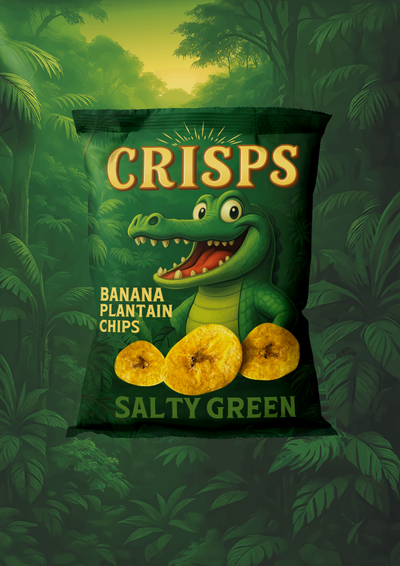 Crisps Salty Green 80 g