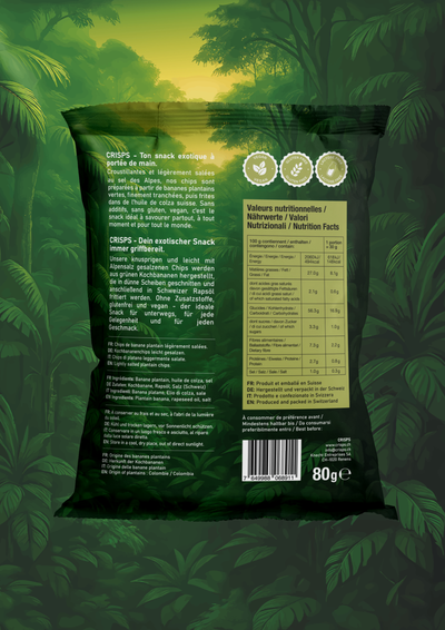 Crisps Salty Green 80 g